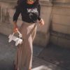 Vintage Elegant Streetwear Long Pleated Skirts - Image 5