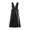 Vintage Tank Pleated Strapless Party Dress