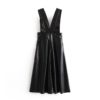 Vintage Tank Pleated Strapless Party Dress - Image 2