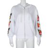 Butterfly Top Casual Hoodies Oversize Animal Print Coat - Image 6