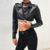 Button Bomber Backet Feminina Long Sleeve Harajuku Coat