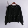 Casual O Neck Long Sleeve Elastic Loose Jumper Sweater Outwear - Image 3