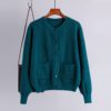 Casual O Neck Long Sleeve Elastic Loose Jumper Sweater Outwear - Image 4