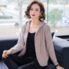 Casual Solid Single Breasted V Neck Sweater