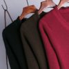 Casual V Neck Long Sleeve A-line Jumper Sweater Dresses - Image 6