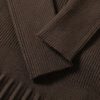 Casual V Neck Long Sleeve A-line Jumper Sweater Dresses - Image 11