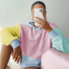 Contrast Oversized Kawaii Front Pocket Cute Hoodies - Image 2