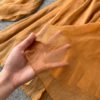 Elegant Retro Puff Sleeve V Neck Silk Scarf Solid Dresses - Image 4