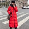 Fashion Solid Hooded Parkas Slim Cotton Padded Coat