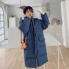 Hooded Parkas Thickness Padded Jacket Large Fur Collar