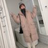 Hooded Parkas Thickness Padded Jacket Large Fur Collar - Image 5