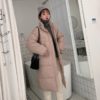 Hooded Parkas Thickness Padded Jacket Large Fur Collar - Image 4