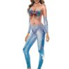 Mermaid Costume Jumpsuit Holidays Carnival Cosplay - Image 2