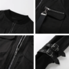 Pocket Pin Buckle Zipper Streetwear Jacket - Image 7