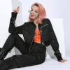 Pocket Pin Buckle Zipper Streetwear Jacket - Image 3