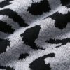 Retro Leopard V Neck Warm Elastic Jumper Sweater - Image 3