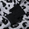 Retro Leopard V Neck Warm Elastic Jumper Sweater - Image 4