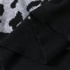 Retro Leopard V Neck Warm Elastic Jumper Sweater - Image 5