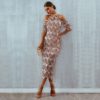 Sexy Night Club Tassels Elegant Sequined Evening Party Dress