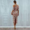 Sexy Night Club Tassels Elegant Sequined Evening Party Dress - Image 6