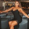 Sexy Strapless Lace Bodycon Runway Party Dresses - Image 6
