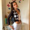 Skinny Long Sleeve Knitted Cardigan - Image 5