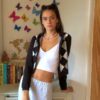Skinny Long Sleeve Knitted Cardigan - Image 8