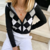 Skinny Long Sleeve Knitted Cardigan