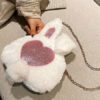 Sweet Lolita Bunny Faux Fur Cross Body Bag - Image 3