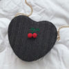 Sweet Lolita Hearts Shaped Cherry Decor Cross Body Bag - Image 4