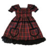Sweet Lolita OP Idol Stage Plaid Short Sleeves One Piece Dresses - Image 4