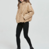 Thick Warm PU Faux Leather Padded Coat - Image 2