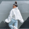 Turn-down Collar Long Sleeve Coat - Image 2