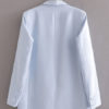 Turndown Collar Long Sleeve Casual Jackets - Image 2