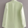 Turndown Collar Long Sleeve Casual Jackets - Image 4