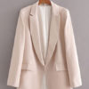 Turndown Collar Long Sleeve Casual Jackets - Image 5