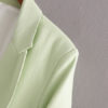 Turndown Collar Long Sleeve Casual Jackets - Image 6