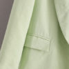 Turndown Collar Long Sleeve Casual Jackets - Image 7
