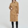 Windbreaker Single Breasted Pockets Outwear Coat