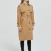 Windbreaker Single Breasted Pockets Outwear Coat - Image 6