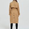 Windbreaker Single Breasted Pockets Outwear Coat - Image 7