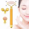 3 In 1 Vibrating Facial Jade Roller Set