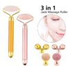 3 In 1 Vibrating Facial Jade Roller Set - Image 7
