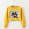 Angel print long-sleeved short section navel sweatshirt - Image 2