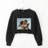 Angel print long-sleeved short section navel sweatshirt - Image 5