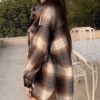 Batwing Long Sleeve Loose Coat - Image 7