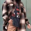 Batwing Long Sleeve Loose Coat - Image 2