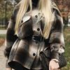 Batwing Long Sleeve Loose Coat - Image 3