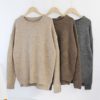 Batwing Long Sleeve Loose Soft Wool Sweaters