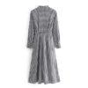 Bow Tie Long Sleeve Casual Dress - Image 2